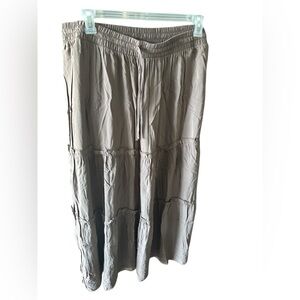 Zenana Outfitters Beige Maxi Skirt